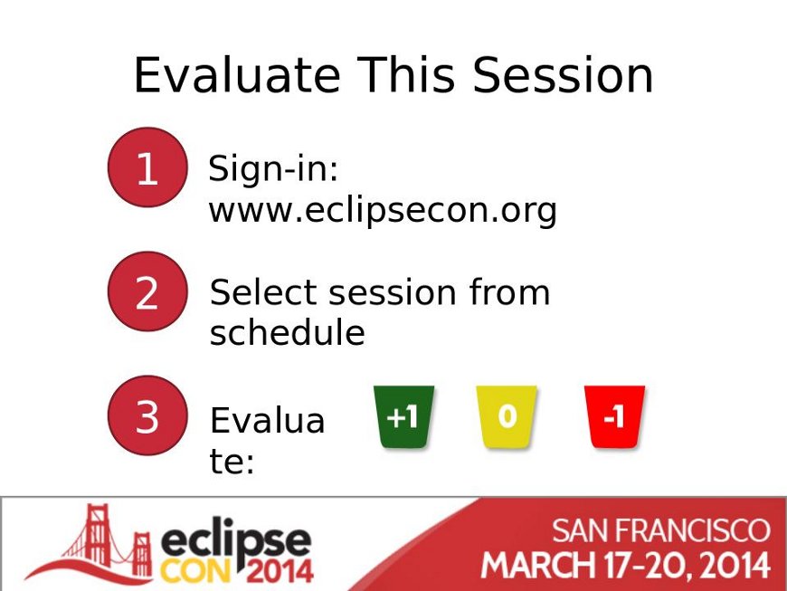 Please evaluate this session online